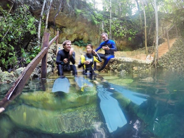 apnea en cenotes
